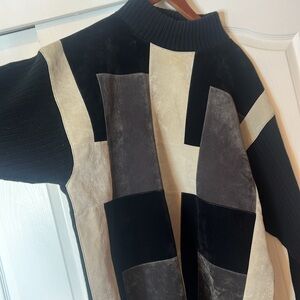 VTG - Koman Sport Outerwear Corduroy Faux Suede Sweater Mens XL - 80/90s